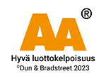 AA-logo – Hyvä luottokelpoisuus